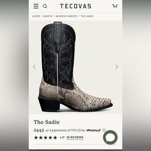 Tecovas The Sadie TRADE ONLY